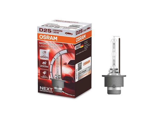 Osram D2S Night Breaker Laser 200% Xenon, 1pk