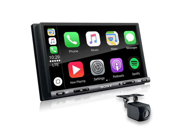 Pakkedeal Sony XAVAX3250 med ryggekamera DAB+, BT, Apple Carplay, Android Auto