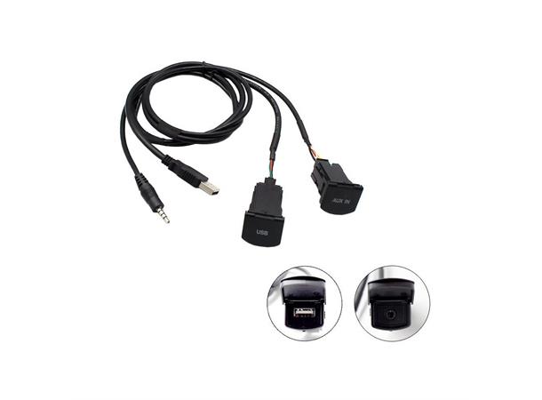 Adapter for å beholde USB/AUX VW Polo 2015 ->
