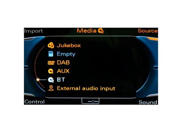 Bluetooth Audio/AUX adapter Audi m/MMI3G