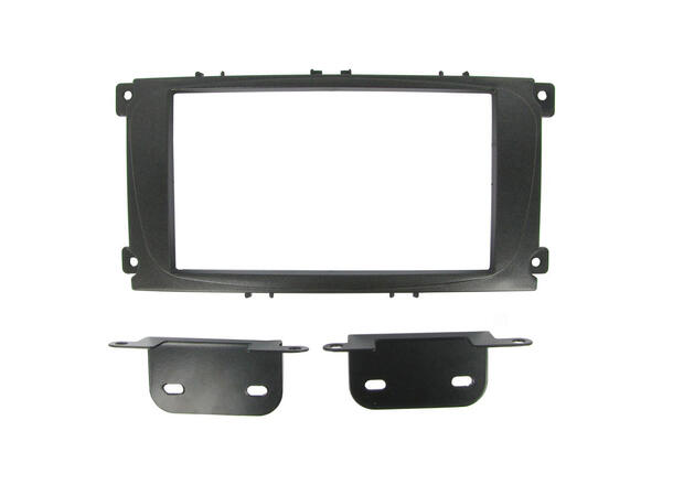 ConnectED 2-DIN monteringsramme - Sort Ford (2007-2015) m/oval radio 