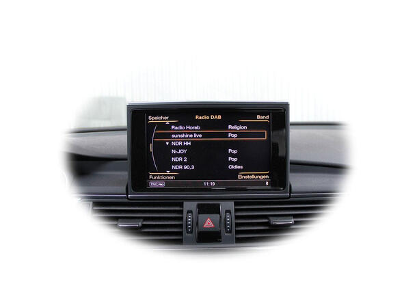 Kufatec Fistune DAB adapter Audi m/MMi 3G/3G+ 