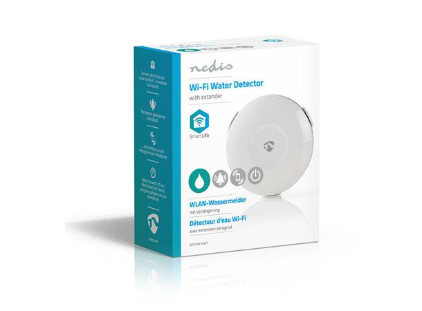 Nedis SmartLife vannlekkasjedetektor WIFI, batteridrevet 