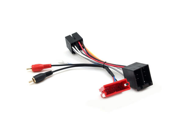 Connects2 Aktivadapter Audi m/mini-ISO og aktivt lydsystem bak 