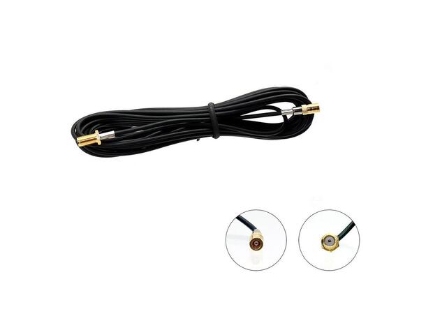 Connects2 Skjøtekabel antenne - 5 meter SMB (f) <-> SMA (f) 