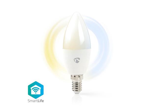 Nedis SmartLife LED-lyspære Kaldhvit & Varmhvit, E14, WIFI