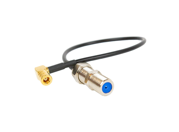 Antenneadapter SMB (f) <-> F-connector (f/m) 