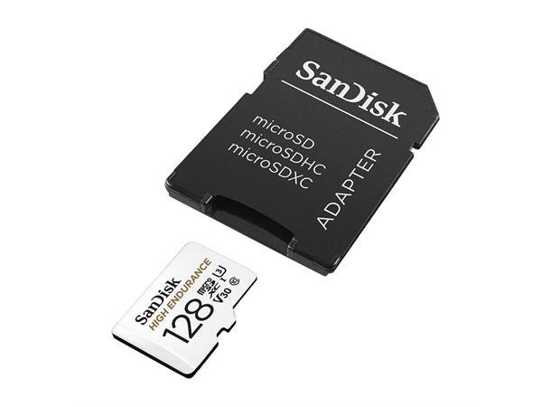 Sandisk High Endurance microSDHC 128GB Class10, høy ytelse, egnet for dashcam