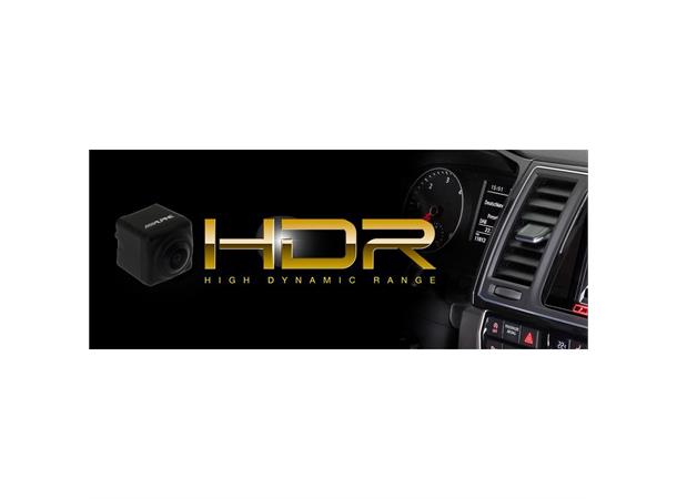 Alpine ryggekamera HDR RCA kontakt