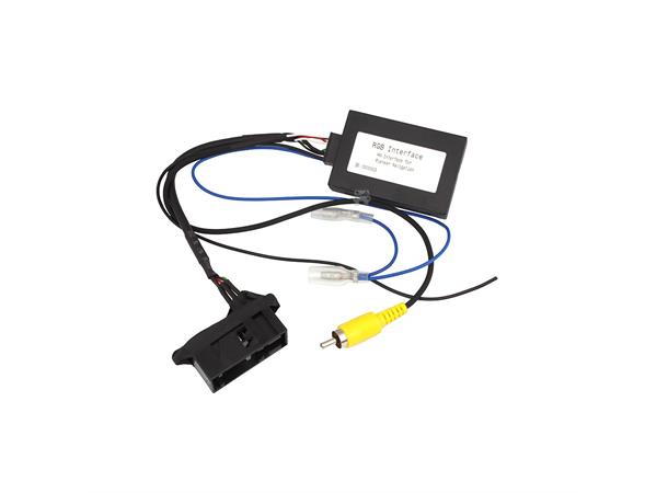 Ryggekameraadapter VW m/RCD/RNS m/statiske hjelpelinjer