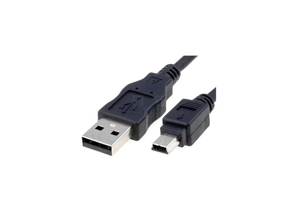 USB A - mini-USB B kabel 1,5 meter