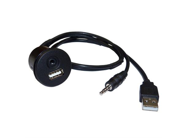Adapter for å beholde USB/AUX Nissan 2011 ->
