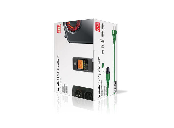 DEFA WarmUp SmartStart 1400 Kupèvarmer, batterilader, fjernkontroll
