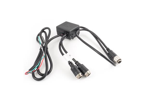 Ampire universal 7" skjerm 2xRCA inngang. 12V-24V 