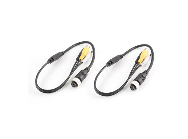 Ampire universal 7" skjerm 2xRCA inngang. 12V-24V 