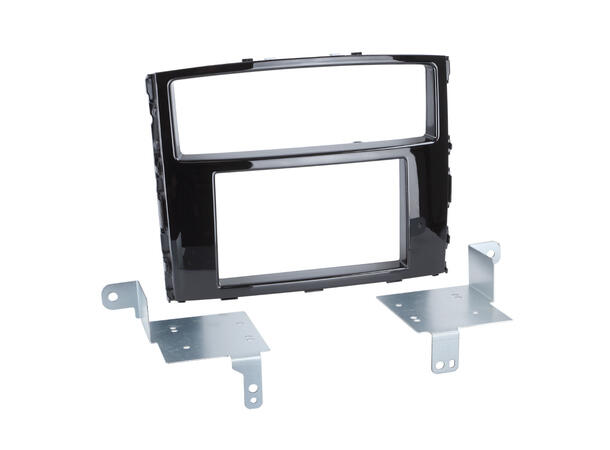 ACV 2-DIN monteringsramme - Pianolakk Mitsubishi Pajero (2014-2019) 