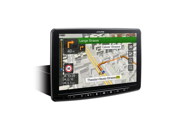 Alpine INE-F904D navigasjon multimedia 9" floating, DAB+, CarPlay, Android Auto
