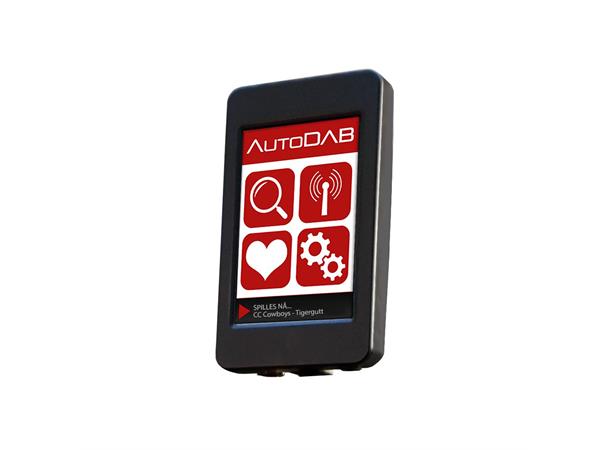 Connects2 AutoDab GO+ DAB+ adapter Universalt, med berøringsskjerm