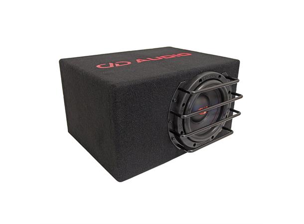 DD Audio LE-M06d basskasse 6,5" i kasse, 250-500W RMS, 2x2 Ohm