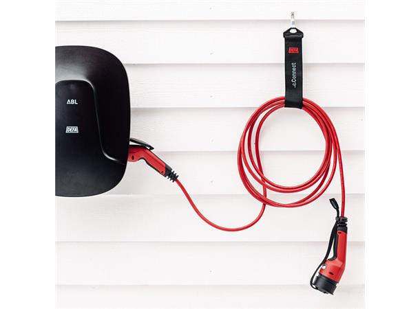 DEFA eConnect Ladekabel EL-bil - 7.4 kW 7.4kW, Type2->Type2 (5meter) 