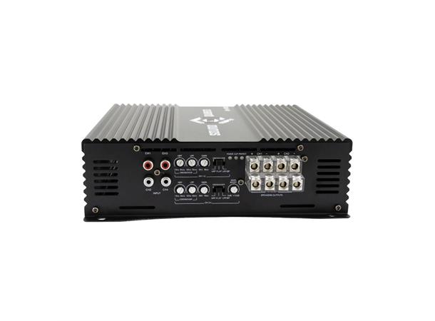 SoundQubed U4-500 4-kanals forsterker 4x250W RMS, 2 Ohm, SPL, Kl.D