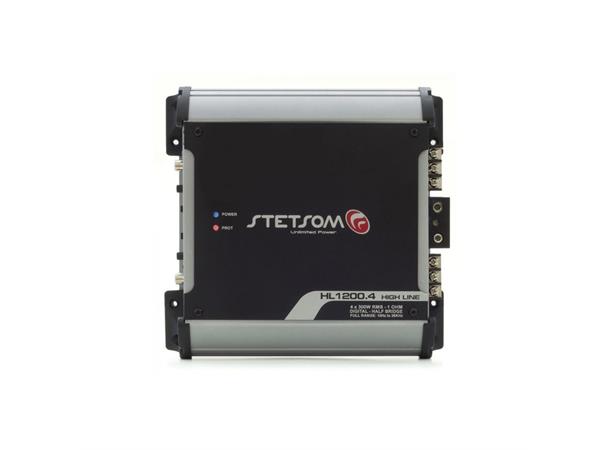 Stetsom HL1200.4-1 4-kanals forsterker 4x350W RMS, 1 Ohm, SPL 