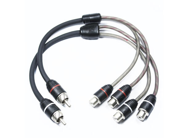 4Connect RCA signalkabel - Y-ledd 2stk, 1 han->2 hun 