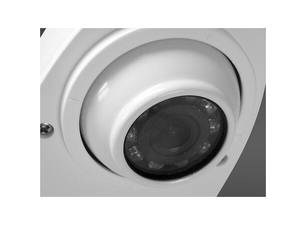 Ampire ryggekamera (CVBS) Universalt kamera for varebiler - hvit 