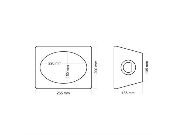 6x9" høyttalerkasser Pris per par. MDF 
