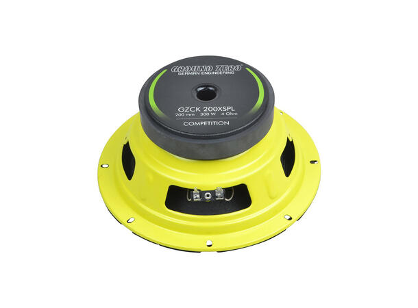 Ground Zero GZCC 200.2SQL høyttalersett 8", 200W RMS, Competition-serie 