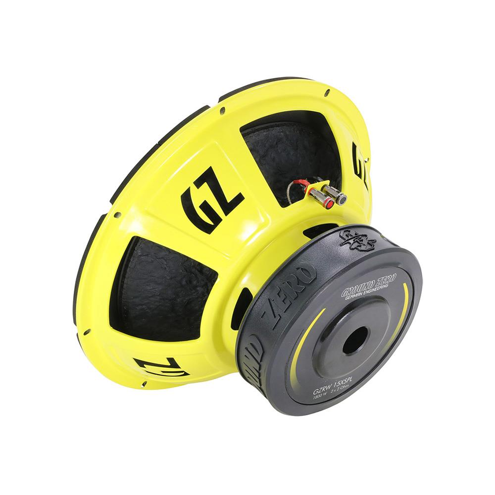 Ground Zero GZRW 15XSPL 15" subwoofer 1200W RMS/1800W SPL, 2x2 Ohm