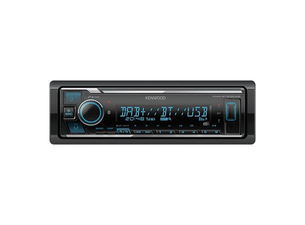 Kenwood KMM-BT506DAB bilradio Shortbody, DAB+, BT, Ikke CD