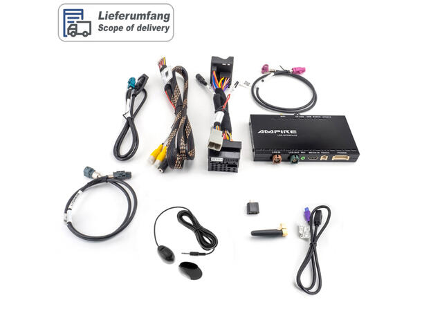 Ampire trådløs CarPlay/Android Auto Mercedes m/NTG 5.0/5.1/5.2 (2013-2020) 