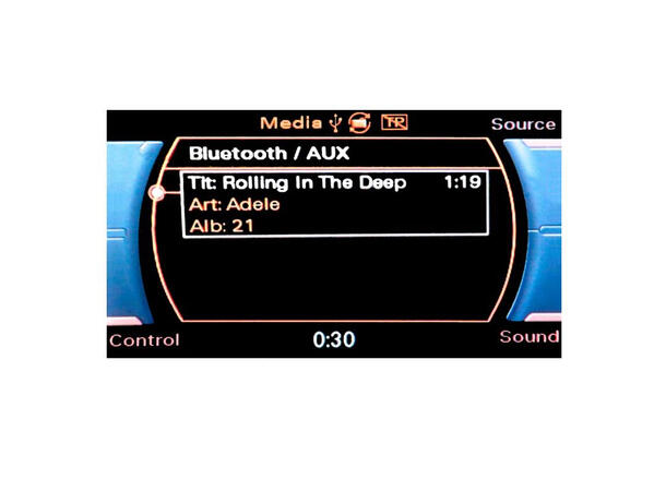 ConnectED Bluetooth Audio/AUX adapter Audi m/Concert III/Symphony III 