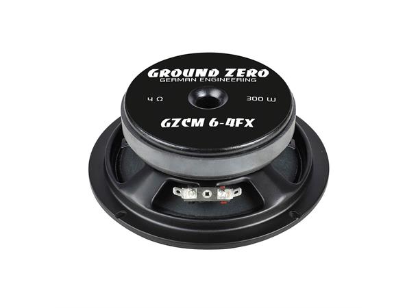 Ground Zero GZCM 6-4FX 6,5" midwoofer 100W RMS, 93 dB, pris per stk