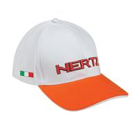 Hertz Cap Hvit og oransje m/Hertz logo