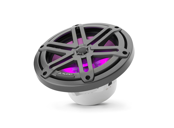 JL Audio M3-770X-S-Gm-i høyttalere (LED) 7,7" Sportsgrill grå, 70W RMS, 4 Ohm 