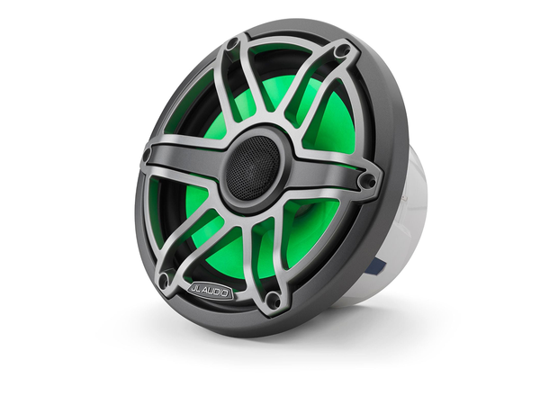 JL Audio M6-770X-S-GmTi-i høyttaler LED 7,7" grå sportsgrill, LED 