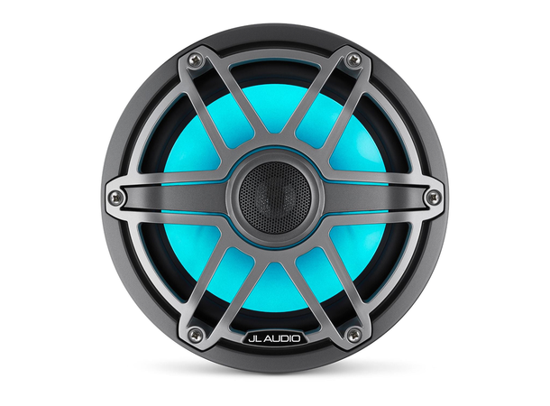 JL Audio M6-770X-S-GmTi-i høyttaler LED 7,7" grå sportsgrill, LED 