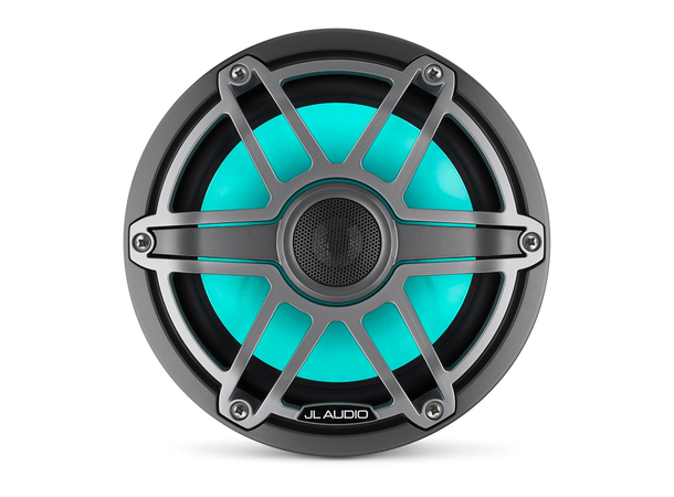 JL Audio M6-770X-S-GmTi-i høyttaler LED 7,7" grå sportsgrill, LED 
