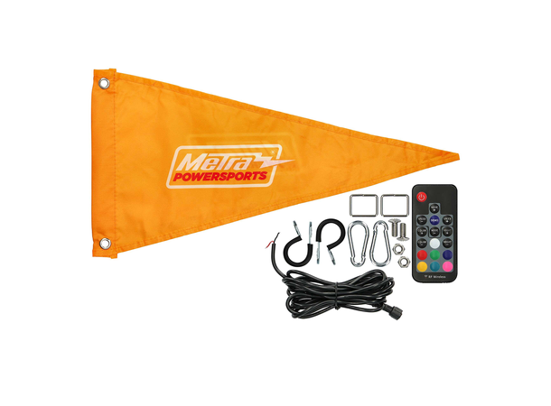 Metra MPS-RGBWHIP4 Vimpel RGB Vimpel/Sikkerhetsflagg 