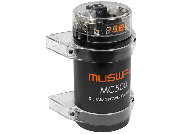 Musway MC500 0,5 Farad kondensator 0,5 Farad kondensator med splittblokk 