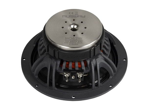 Musway MG6.3A High-end 3-veis kompsett. 6.5", 125W RMS, 4 Ohm. High-end 3-veis. 