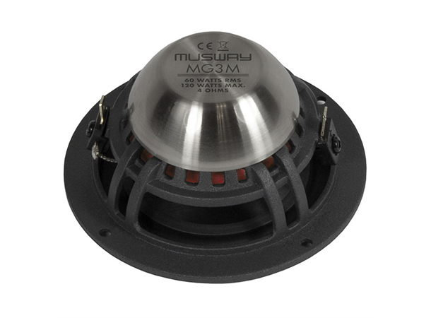 Musway MG6.3A High-end 3-veis kompsett. 6.5", 125W RMS, 4 Ohm. High-end 3-veis. 