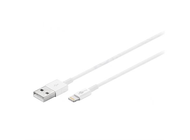 Apple Lightning USB kabel 1 meter, hvit