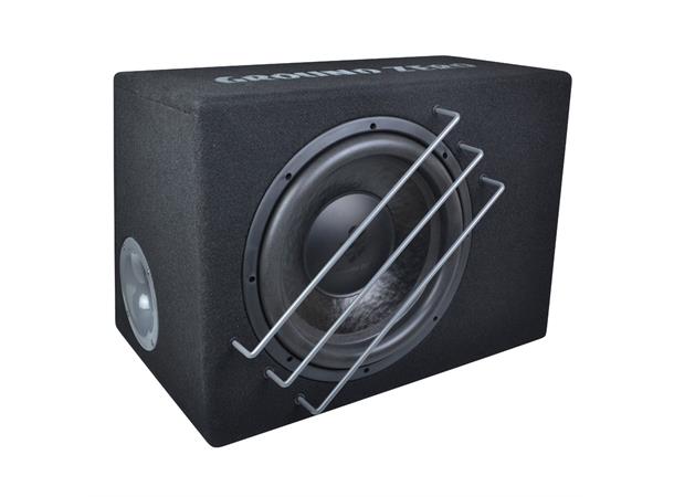 Ground Zero 24V basspakke 12" 12" sub i kasse, forsterker, kabelsett