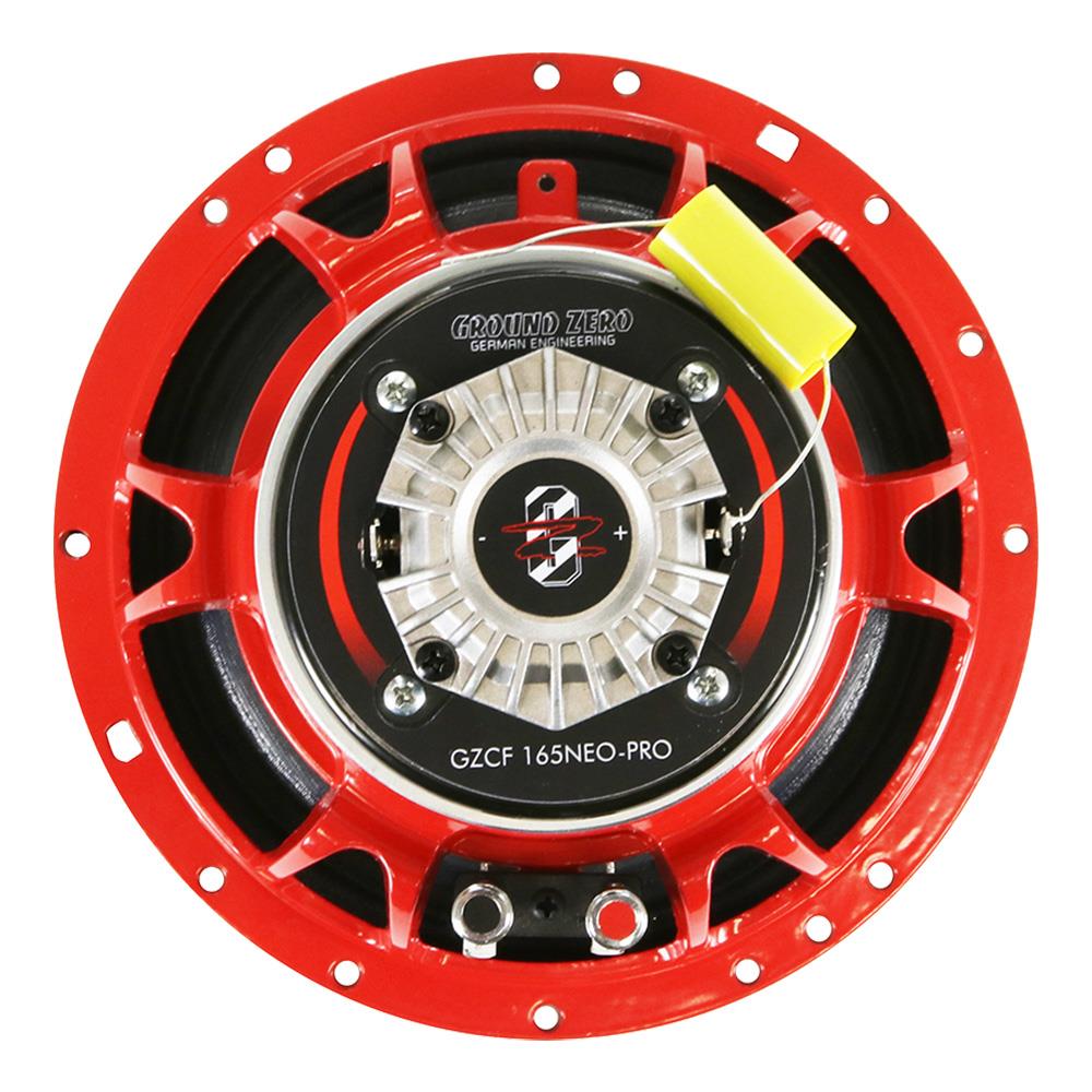 Ground Zero GZCF 165NEOPRO 6,5" Coax 150W RMS, 96 dB, Pris per stykk