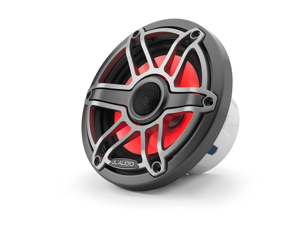 JL Audio M6-650X-S-GmTi-i  Marine høyt. 6,5" sportsgrill grå, LED 