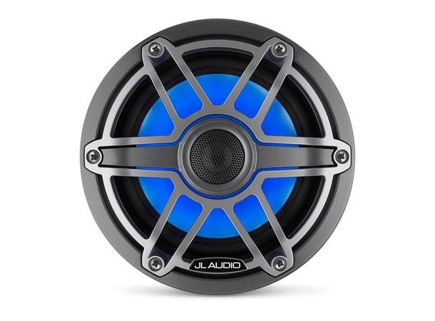 JL Audio M6-650X-S-GmTi-i  Marine høyt. 6,5" sportsgrill grå, LED 