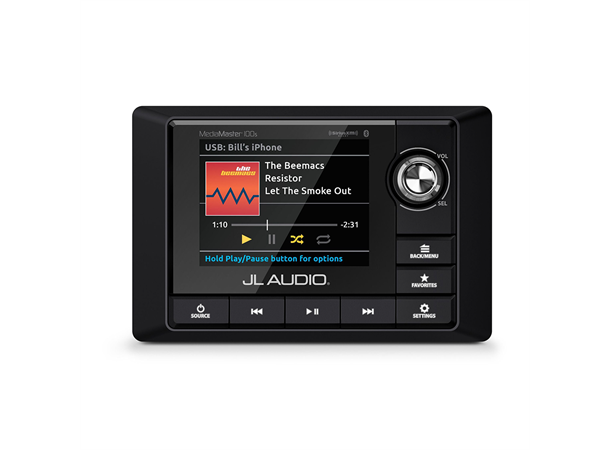 JL Audio Media Master MM105 DAB+ Mediakontroller for marine. 